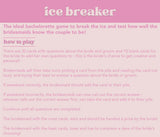 Bachelorette Icebreaker Card Game