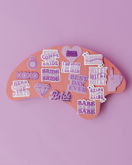 Bachelorette Purple Stickers