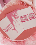 Mini Pink Bach Posters + Kiss The Miss Goodbye