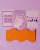 Mini Purple Bach Posters + Kiss The Miss Goodbye