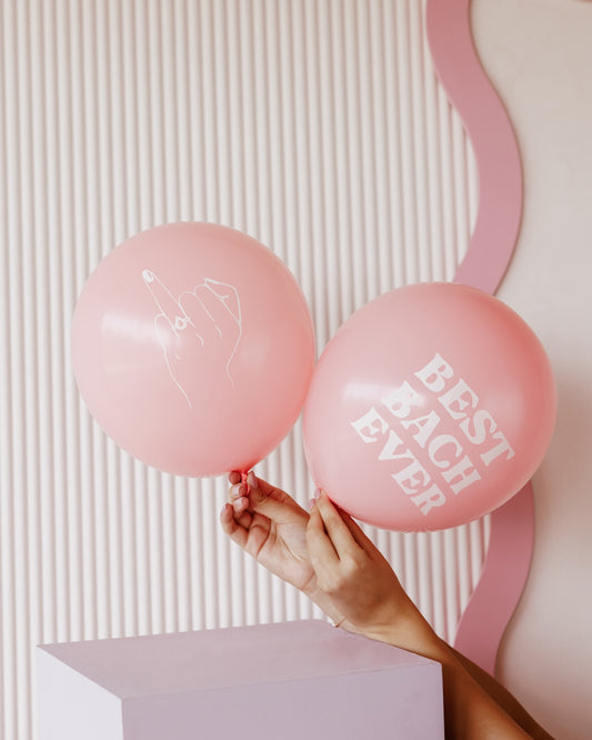 Pink Bachelorette Balloons