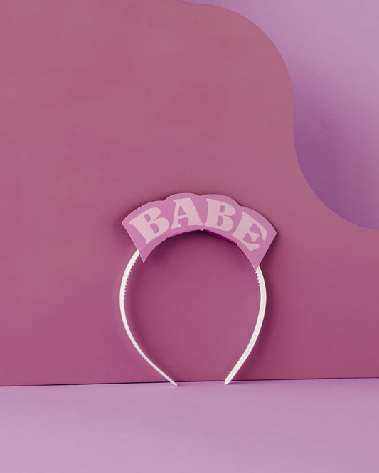 Purple ‘Team Bride’ Bridesmaid Headbands