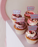 Purple ‘Brides Babes’ Cupcake Toppers
