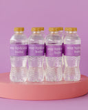 ‘Stay Hydrated, Babe’ Purple Water Wrap Labels