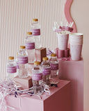 ‘Stay Hydrated, Babe’ Purple Water Wrap Labels