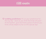 Wedding Predictions & Advice
