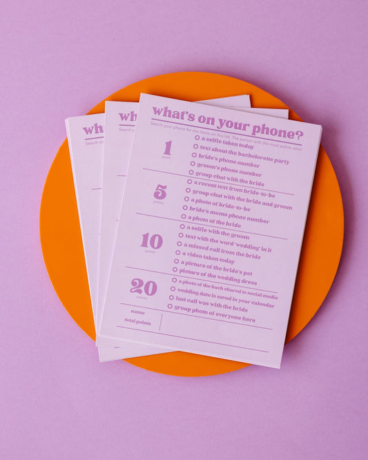 What’s on Your Phone? - Bachelorette