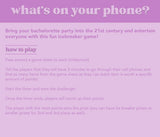 What’s on Your Phone? - Bachelorette