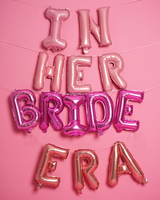 'In Her Bride Era' Foil Balloon