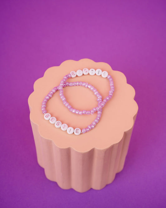 ‘Bestie’ Purple Bracelet