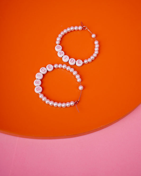 ‘Bride’ Silver and Pearls Earrings