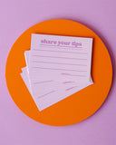 Share Your Tips